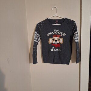 the snuggle is real sweater